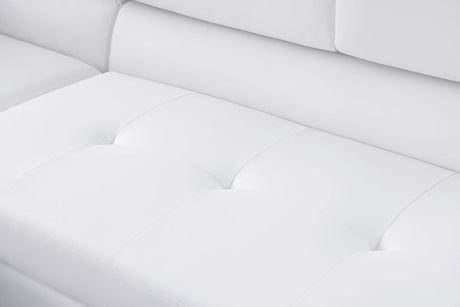Magic (LED & Speaker) White Sectional by New Era Innovations at Eve Furniture