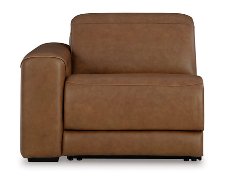 Magic Man Caramel 2-Piece Power Reclining Loveseat by Ashley at Eve Furniture