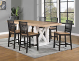 Magnolia 24-inch Height Two-Tone Counter Stool by Steve Silver at Eve Furniture