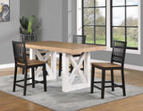 Magnolia 24-inch Height Two-Tone Counter Stool by Steve Silver at Eve Furniture