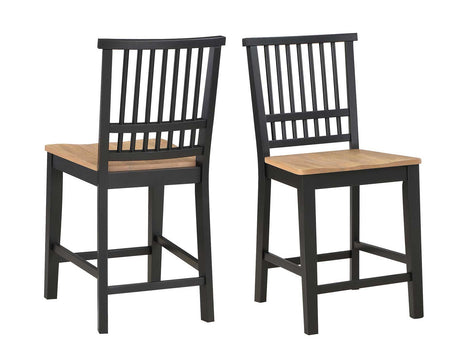 Magnolia 24-inch Height Two-Tone Counter Stool by Steve Silver at Eve Furniture