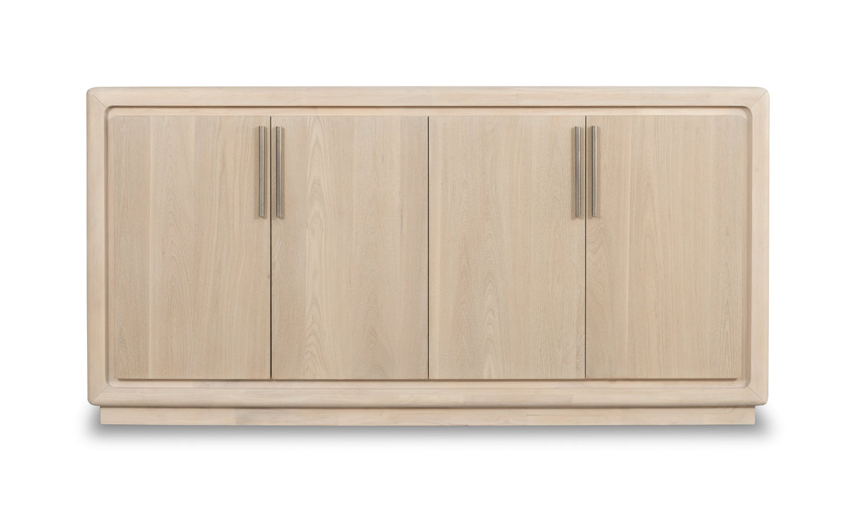 Magnolia 4 Door Wooden Sideboard in Daffodil by Modus Furniture at Eve Furniture