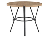 Magnolia 42-inch Round Counter Table, Black and Sand