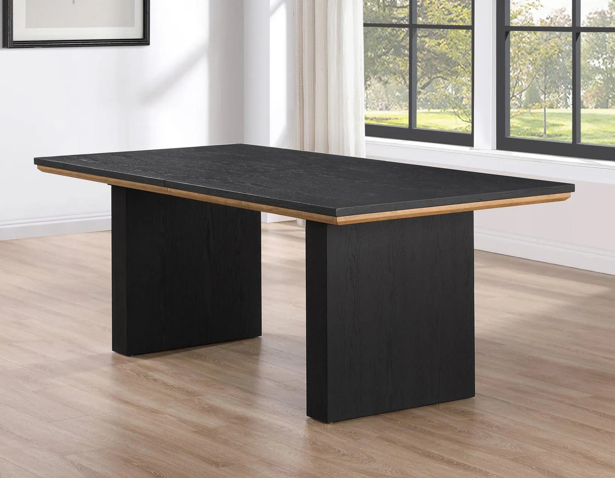 Magnolia 80-96″ Dining Table with 16″ Leaf by Steve Silver at Eve Furniture