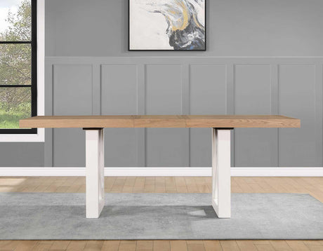 Magnolia 80-96-inch Counter Height Dining Table with 16-inch Leaf by Steve Silver at Eve Furniture