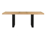 Magnolia 80-96-inch Counter Table w/18-inch Leaf, Black Base by Steve Silver at Eve Furniture