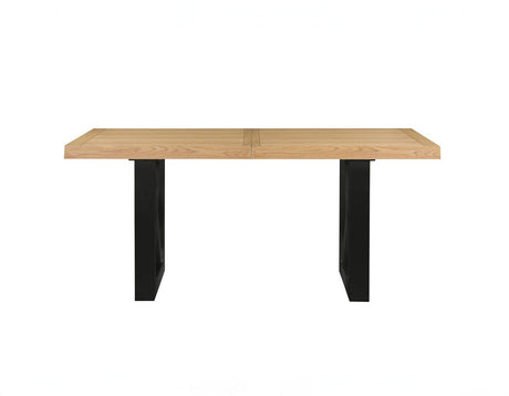 Magnolia 80-96-inch Counter Table w/18-inch Leaf, Black Base by Steve Silver at Eve Furniture