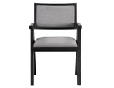 Magnolia Arm Chair, Black