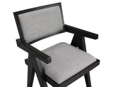 Magnolia Arm Chair, Black