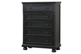 Magnolia Black Platform Bedroom Set by Happy Homes at Eve Furniture