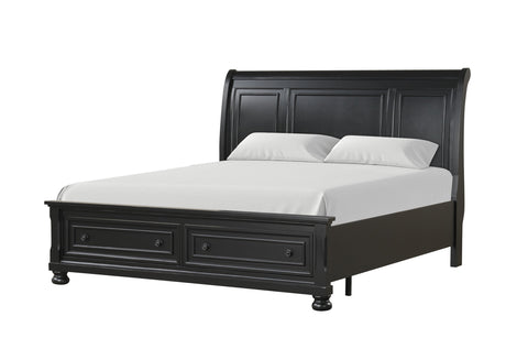 Magnolia Black Platform Bedroom Set by Happy Homes at Eve Furniture