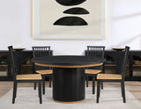 Magnolia Black Round Dining Room Set by Steve Silver at Eve Furniture