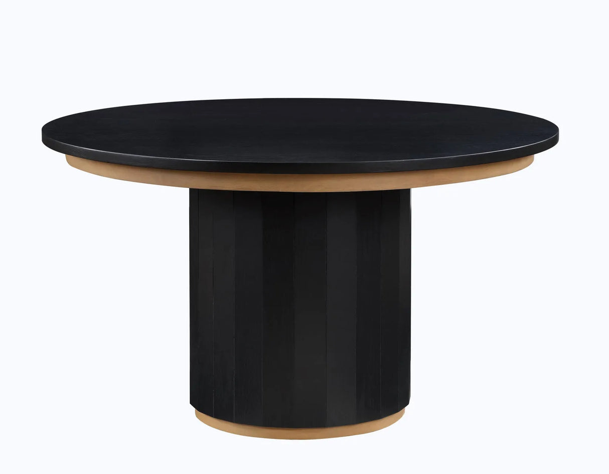 Magnolia Black Round Dining Room Set by Steve Silver at Eve Furniture