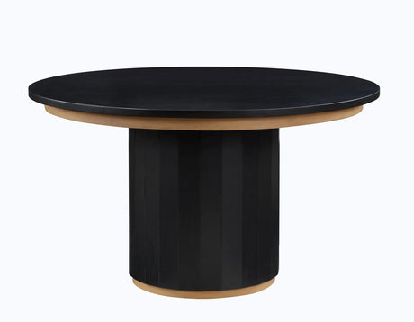 Magnolia Black Round Dining Room Set by Steve Silver at Eve Furniture