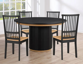 Magnolia Black Round Dining Room Set by Steve Silver at Eve Furniture
