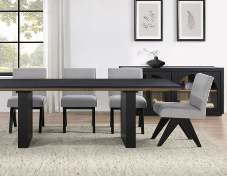 Magnolia Black/Gray Dining Room Set by Steve Silver at Eve Furniture