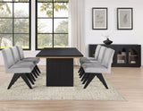 Magnolia Black/Gray Dining Room Set by Steve Silver at Eve Furniture