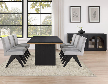 Magnolia Black/Gray Dining Room Set by Steve Silver at Eve Furniture