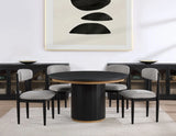 Magnolia Black/Gray Round Dining Room Set by Steve Silver at Eve Furniture