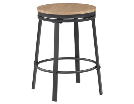 Magnolia Black/Light Sand Round Counter Height Dining Set by Steve Silver at Eve Furniture