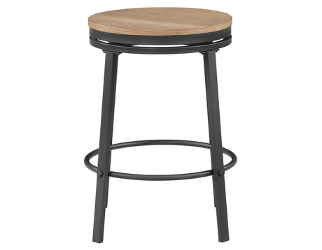 Magnolia Black/Light Sand Round Counter Height Dining Set by Steve Silver at Eve Furniture