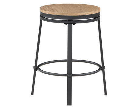 Magnolia Black/Light Sand Round Counter Height Dining Set by Steve Silver at Eve Furniture