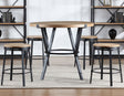 Magnolia Black/Light Sand Round Counter Height Dining Set by Steve Silver at Eve Furniture