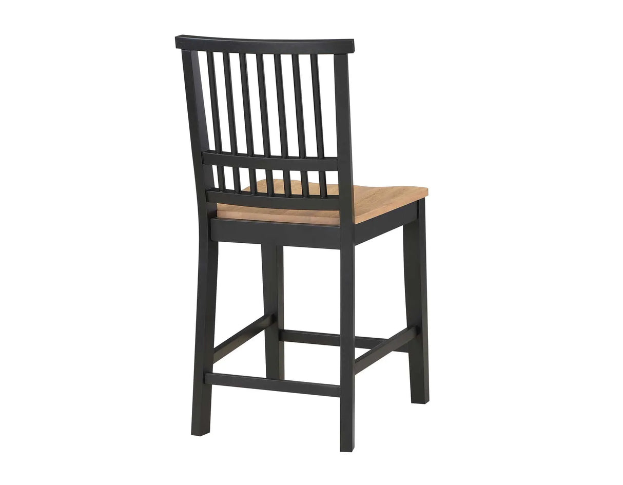 Magnolia Black/Natural Counter Height Dining Set by Steve Silver at Eve Furniture