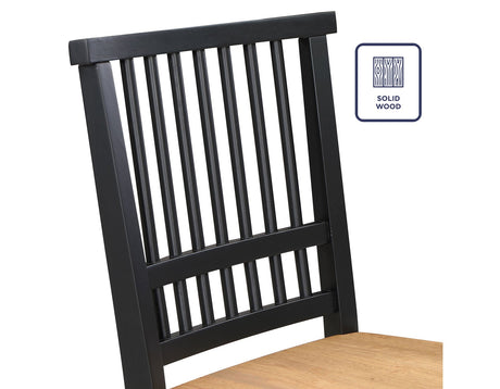 Magnolia Black/Natural Counter Height Dining Set by Steve Silver at Eve Furniture