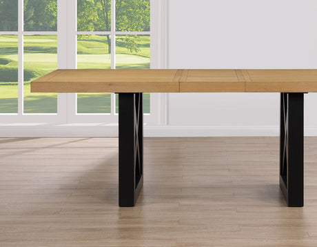 Magnolia Black/Natural Counter Height Dining Set by Steve Silver at Eve Furniture