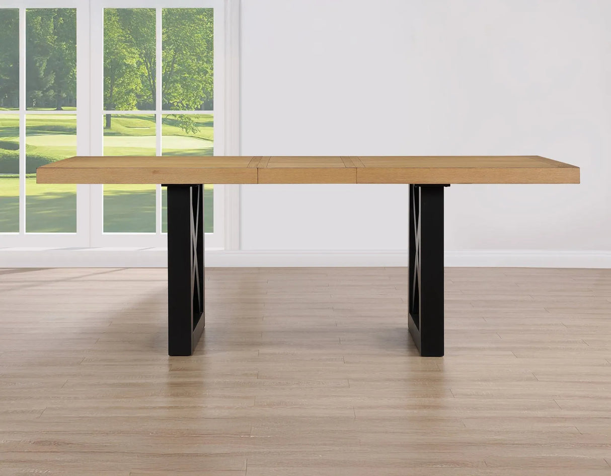 Magnolia Black/Natural Counter Height Dining Set by Steve Silver at Eve Furniture