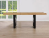 Magnolia Black/Natural Counter Height Dining Set by Steve Silver at Eve Furniture