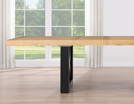 Magnolia Black/Natural Dining Room Set by Steve Silver at Eve Furniture