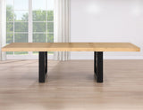 Magnolia Black/Natural Dining Room Set by Steve Silver at Eve Furniture