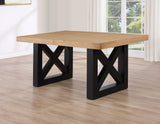 Magnolia Black/Natural Dining Room Set by Steve Silver at Eve Furniture