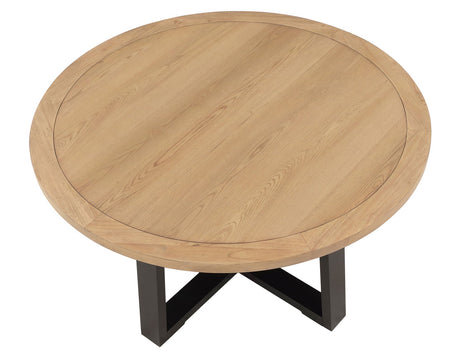 Magnolia Black/Sand Round Dining Room Set by Steve Silver at Eve Furniture