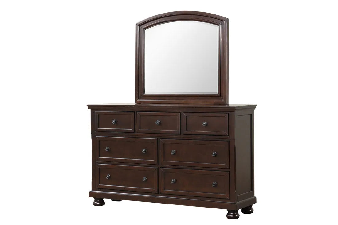 Magnolia Brown Platform Bedroom Set by Happy Homes at Eve Furniture