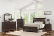 Magnolia Brown Platform Bedroom Set by Happy Homes at Eve Furniture