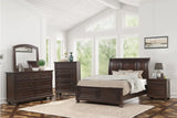 Magnolia Brown Platform Bedroom Set by Happy Homes at Eve Furniture