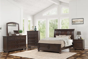 Magnolia Brown Platform Bedroom Set by Happy Homes at Eve Furniture