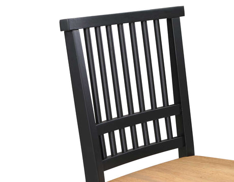 Magnolia Ebony/Natural Counter Height Dining Set by Steve Silver at Eve Furniture