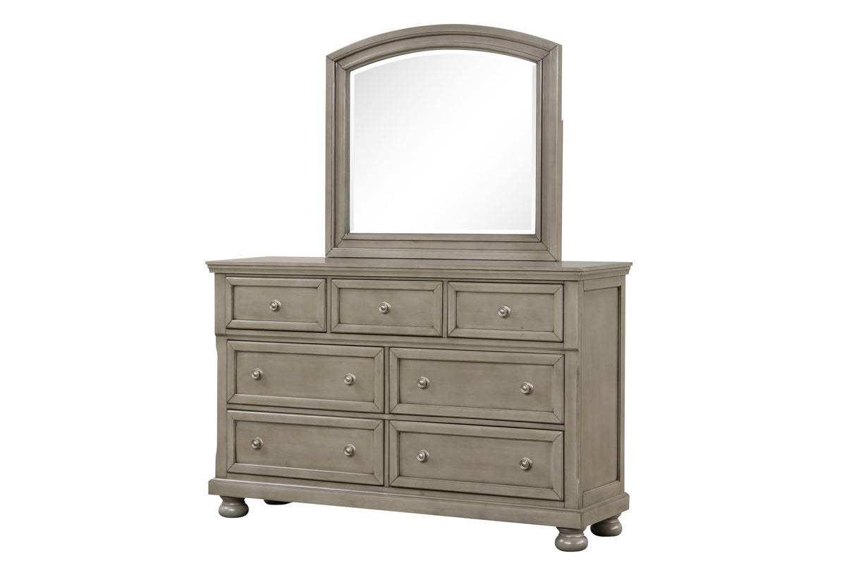 Magnolia Grey Platform Bedroom Set by Happy Homes at Eve Furniture