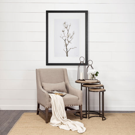 Magnolia II by Gabrielle C a Framed Art Print Matted under Glass by Mercana at Eve Furniture