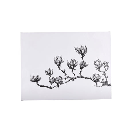 Magnolia II by Mercana Studio a Hand Embellished Textured Canvas by Mercana at Eve Furniture