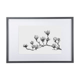 Magnolia II by Mercana Studio a Hand Embellished Textured Framed Art Print Matted under Glass by Mercana at Eve Furniture