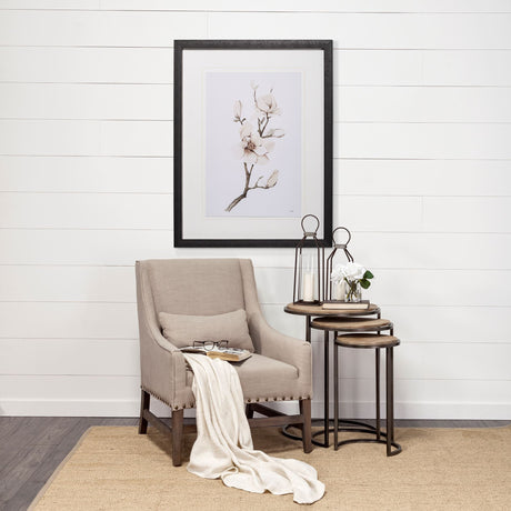 Magnolia III by Gabrielle C a Framed Art Print Matted under Glass by Mercana at Eve Furniture
