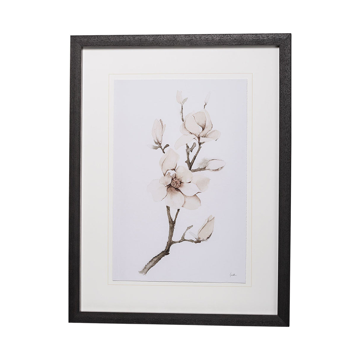 Magnolia III by Gabrielle C a Framed Art Print Matted under Glass by Mercana at Eve Furniture