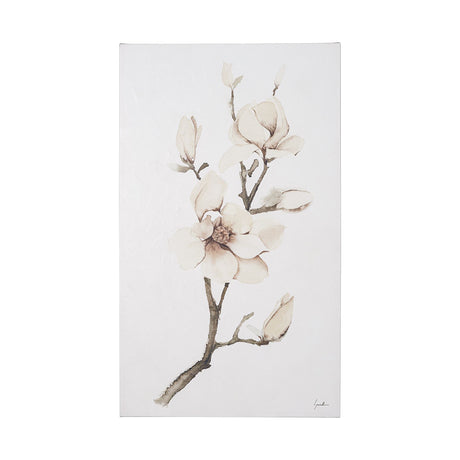 Magnolia III by Gabrielle Campbell a Hand Embellished Textured Canvas by Mercana at Eve Furniture