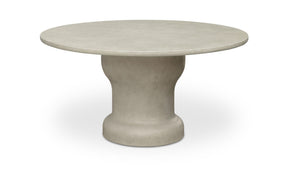 Magnolia Outdoor Dining Table Cream by Moe's Home at Eve Furniture