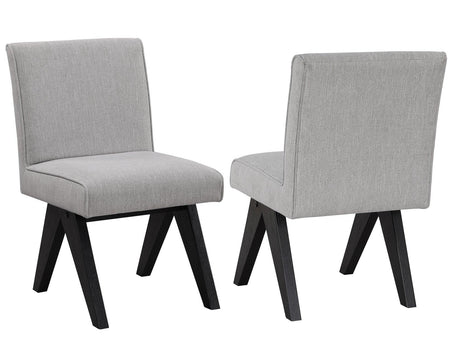 Magnolia Side Chair, Black by Steve Silver at Eve Furniture